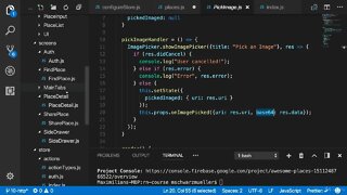 136 - Finishing the Image Upload Function | REACT NATIVE COURSE