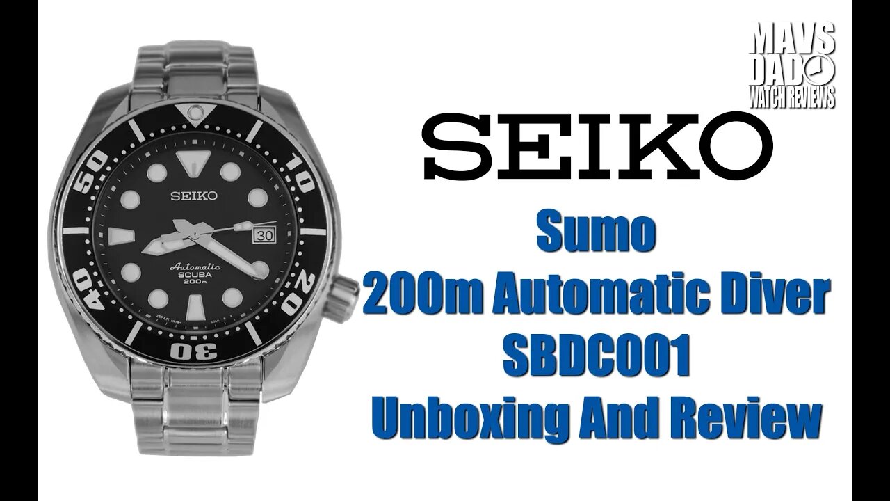 True Legend! | Seiko Sumo 200m Automatic Diver SBDC001 Unbox & Review