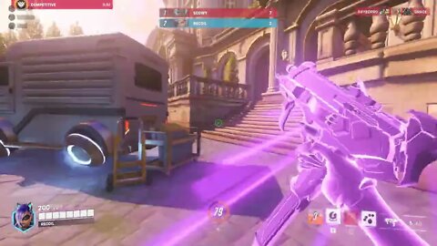 Sombra damage boost on hacked targets is CRAZY BURST Overwatch 2 Gameplay DPS Deathmatch Sigma Tank