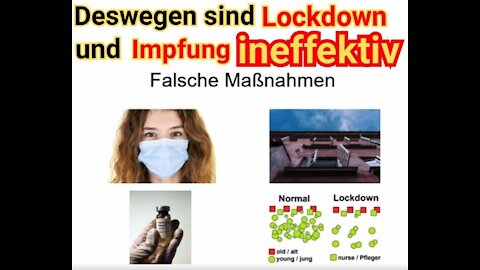 Deswegen sind Lockdown und Impfung ineffektiv