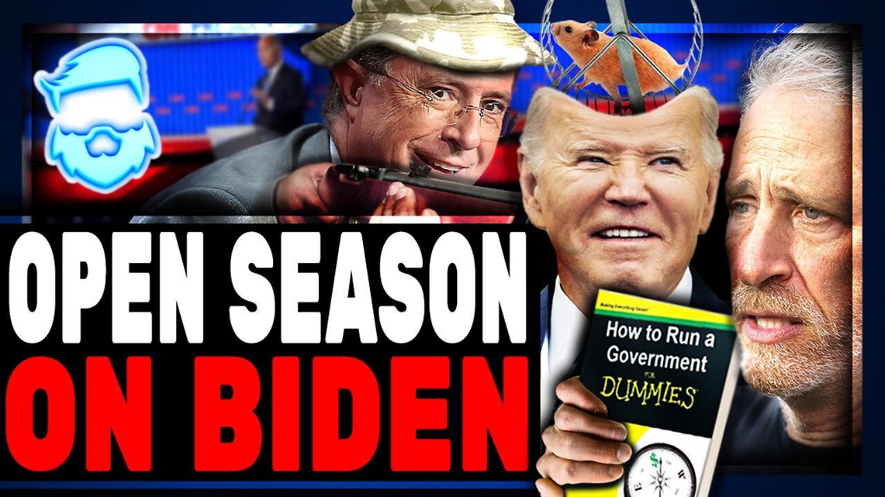 Stephen Colbert MELTDOWN & DEMANDS Biden "Self Sacrifice" & Drop Out As Jon Stewart Roasts Democrats