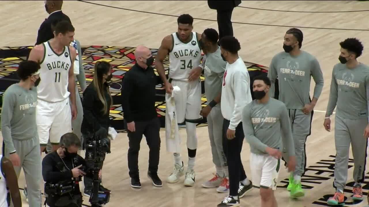 Fans hope for a speedy recovery for Giannis