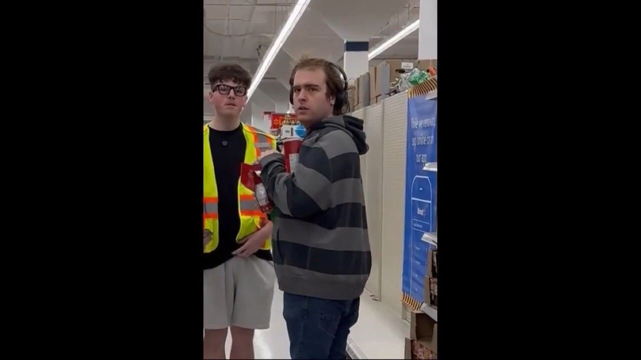 Dude Absolutely Loses His Mind When He Discovers He's Being Filmed By YouTube Losers In Walmart