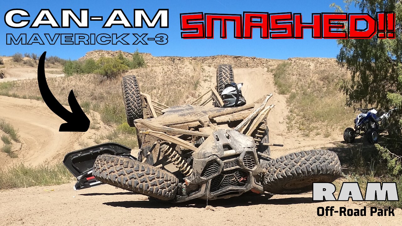 Crazy Crash CAN-AN Maverick X-3