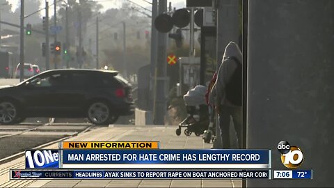 Man accused of trolley hate crime has long rap sheet