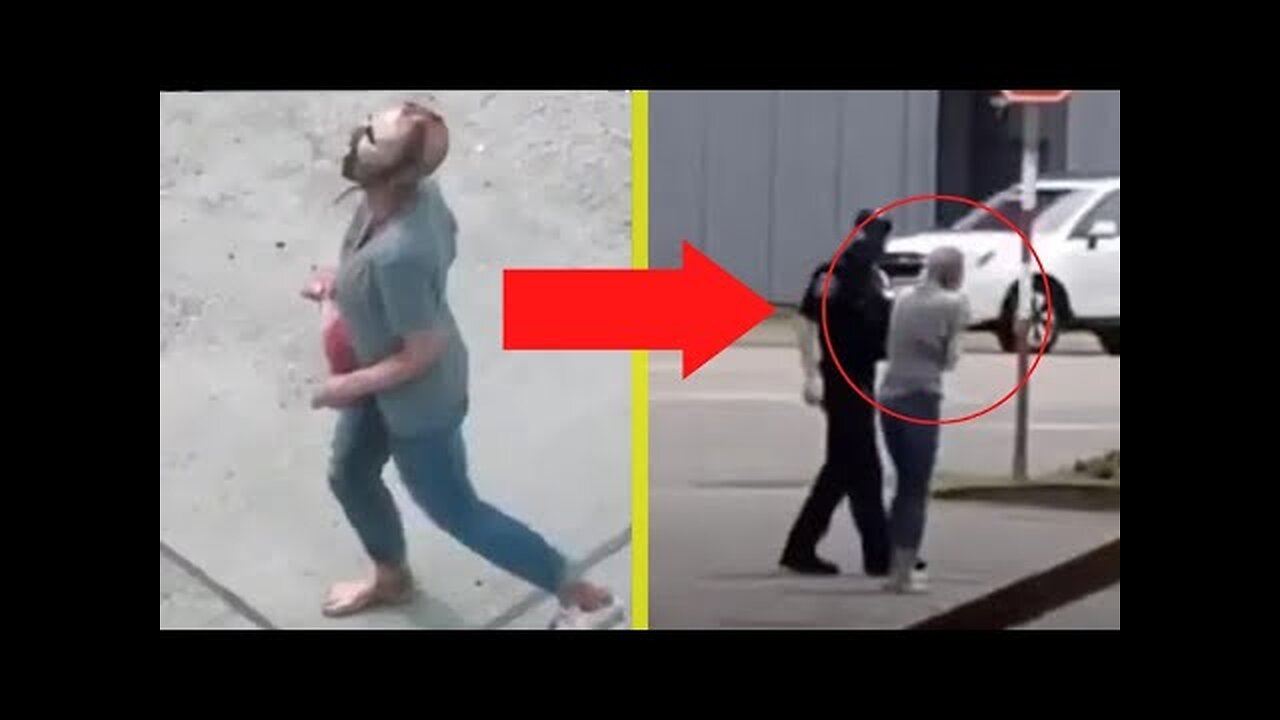 Real life ZOMBIE caught on camera!