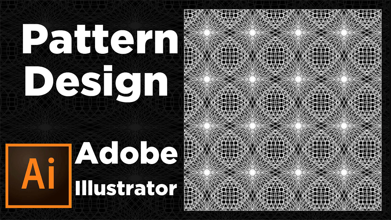 Mesmerizing Geometric Line Art Pattern Abstract Digital Design Tutorial