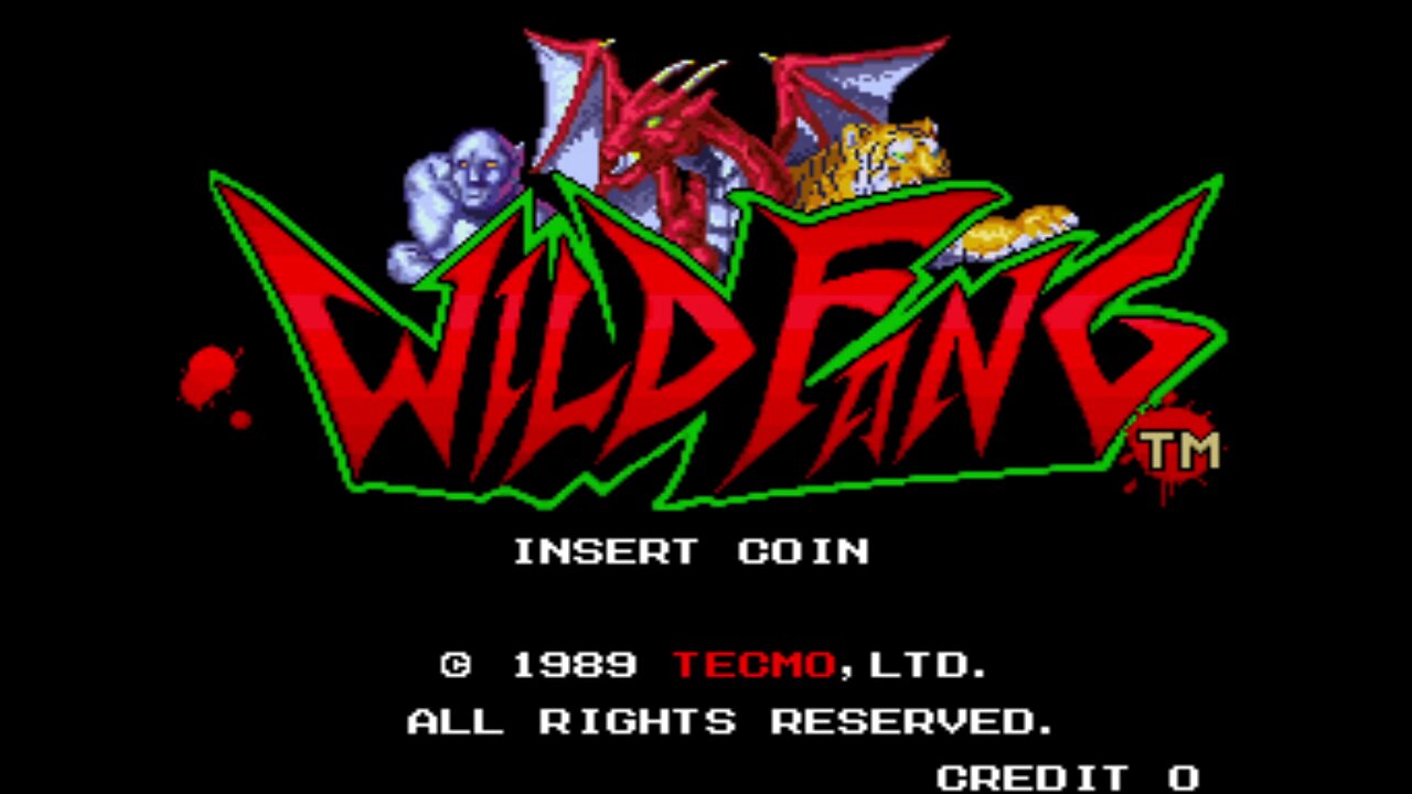 Wild Fang Tecmo Knight Arcade Game, Tecmo 1989, playthrough