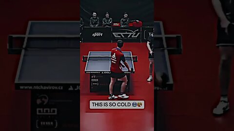 Coldest moment in ping pong 🥶