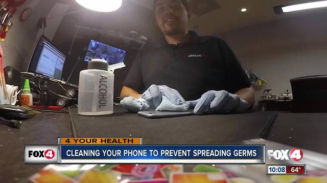 How to clean your cell phone to prevent the flu