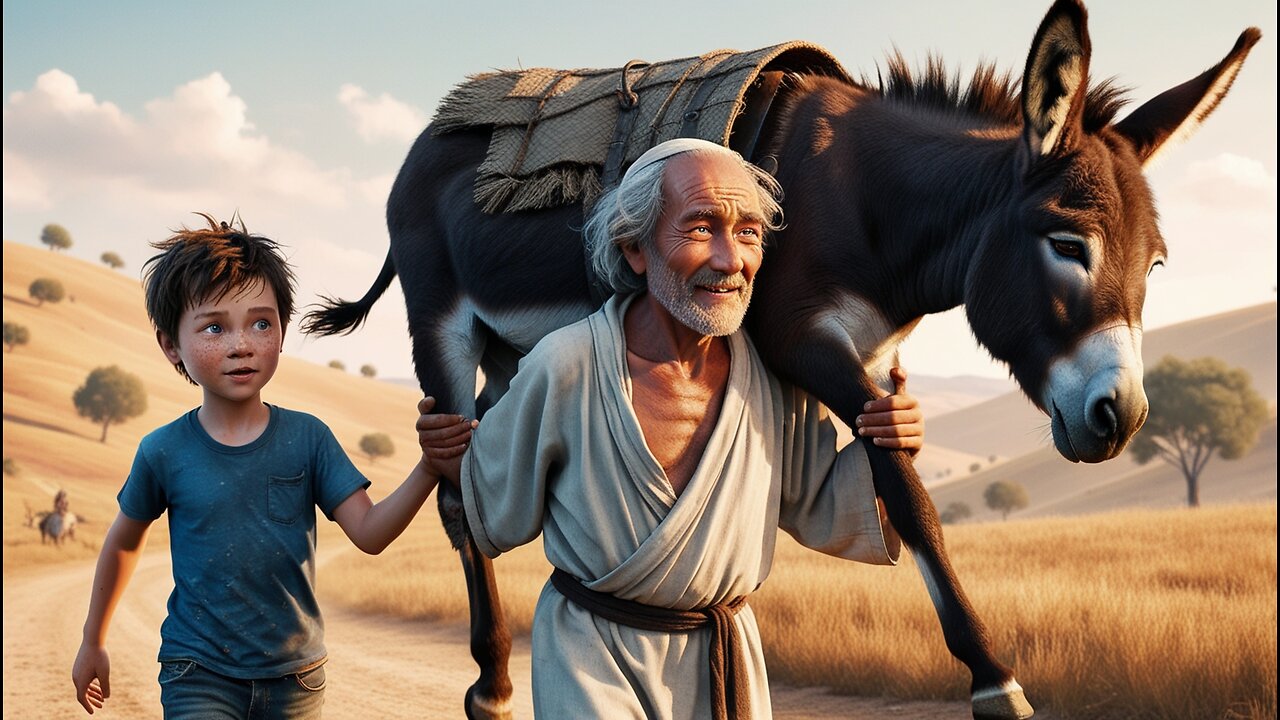 A young boy and old man are donkey real story Hindi