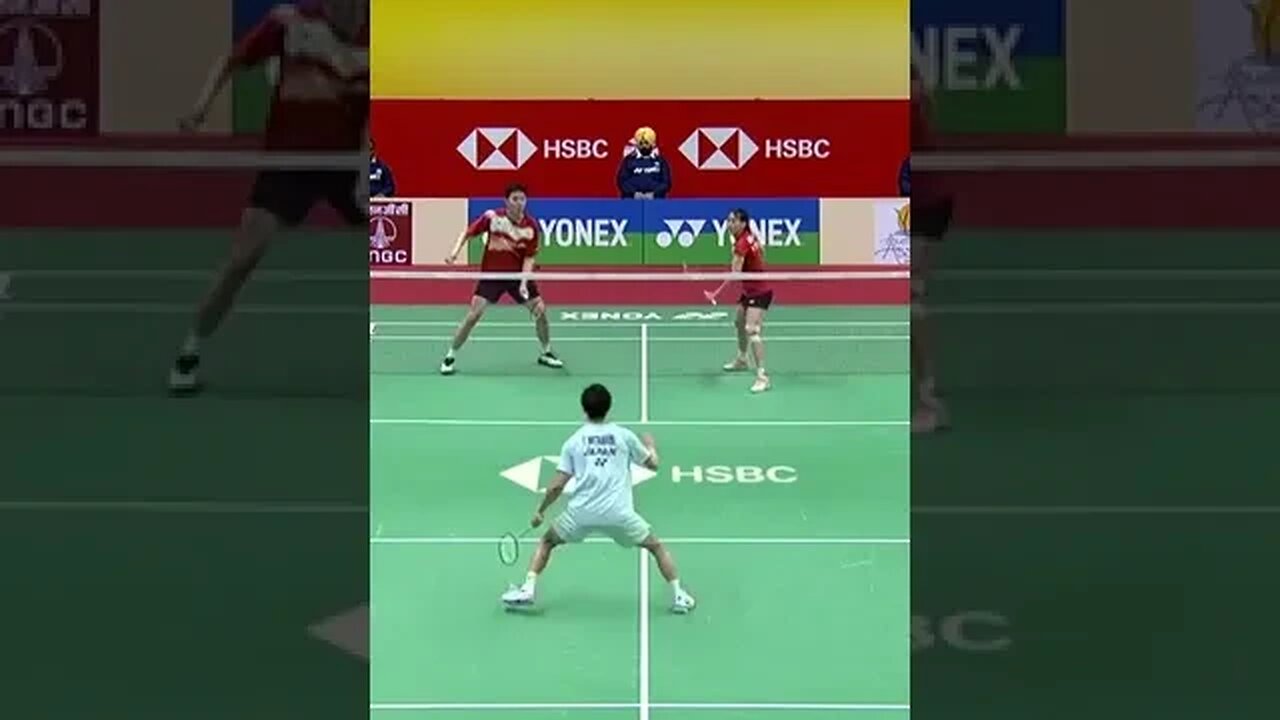 52 shots rally - Watanabe/Higashino vs Seo/Chae - India Open #shorts