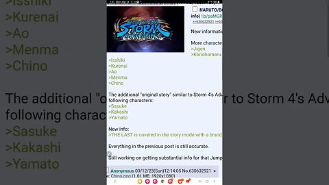 naruto boruto ultimate ninja storm connections leaks