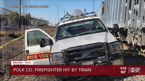 Fort Meade firefighter hit by train while battling bush-fire