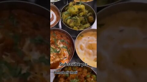 Bahubali thali #viral #india #shorts #bahubalithali