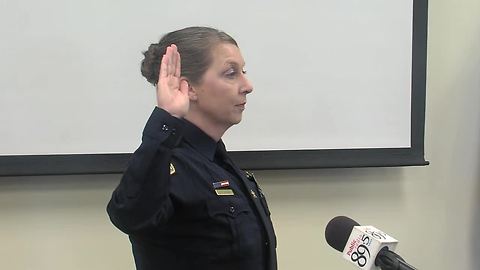 Betty Shelby sworn in as Rogers County reserve deputy