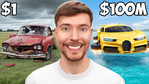 $1 vs $100,000,000 Car Mr.Beast