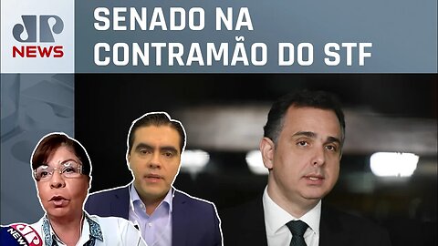 Pacheco apresenta PEC para criminalizar porte de drogas; Vilela e Kramer comentam