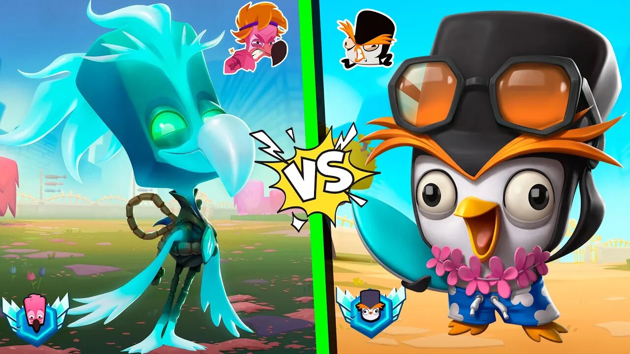 Fuzzy vs Milo Batalha Mortal Nível 20 MAX Zooba: Jogo de Batalha Animal