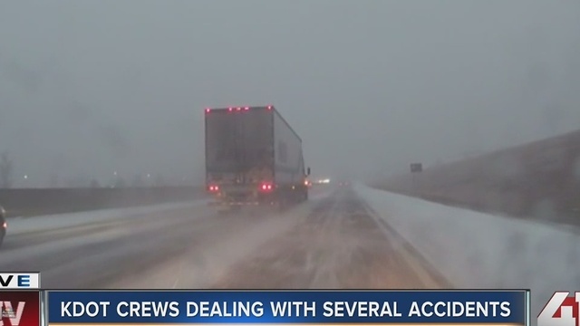 KDOT crews handled several accidents