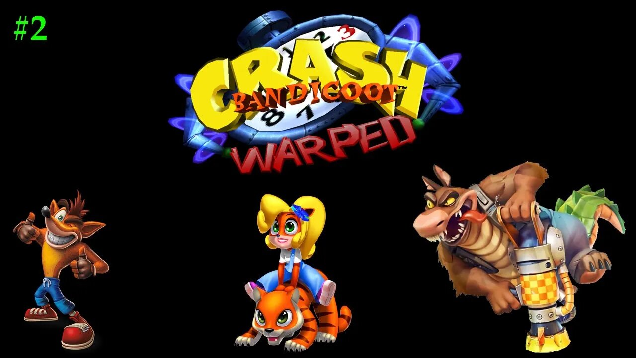 Crash Bandicoot - Warped | Mission #2 | Gameplay #duckstation