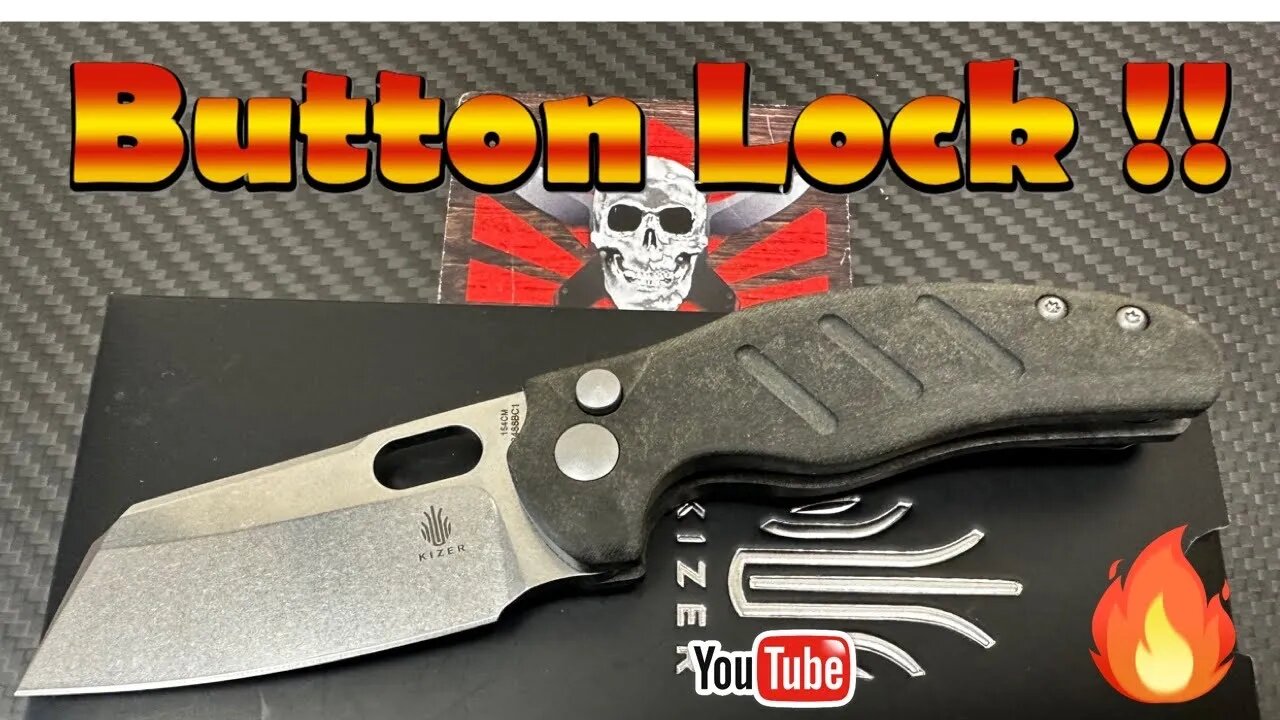 Kizer Mini Sheepdog button lock !! Now they’re pressing all your buttons !!