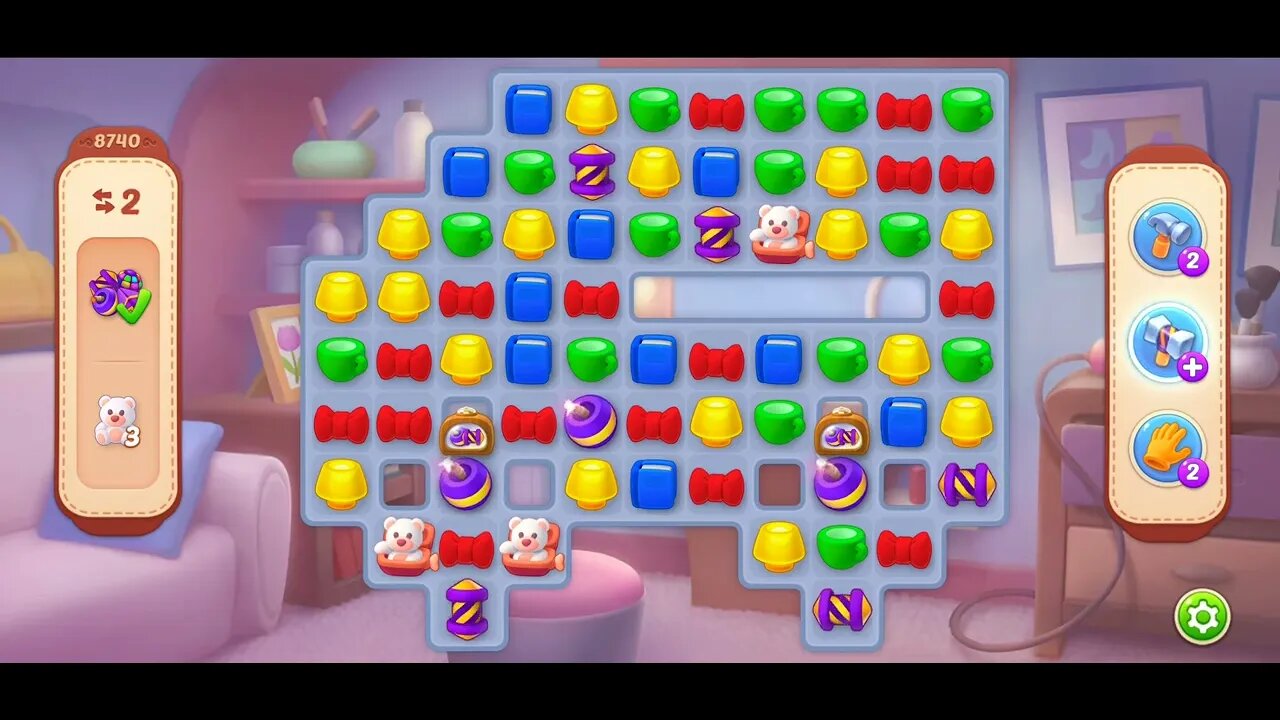 Playrix Homescapes Gameplay Walkthrough Level 8740