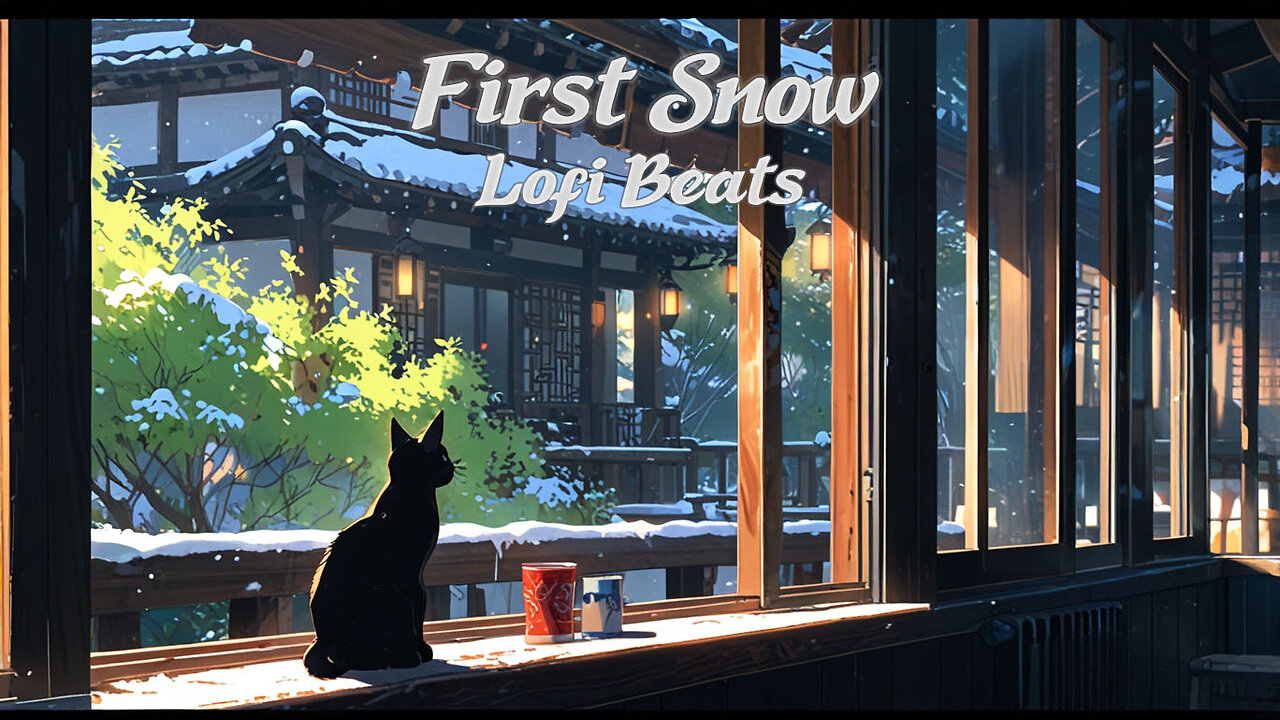 First snow ⛄~ Lofi Beats [1H] ☕ Soothe & Chill ❄