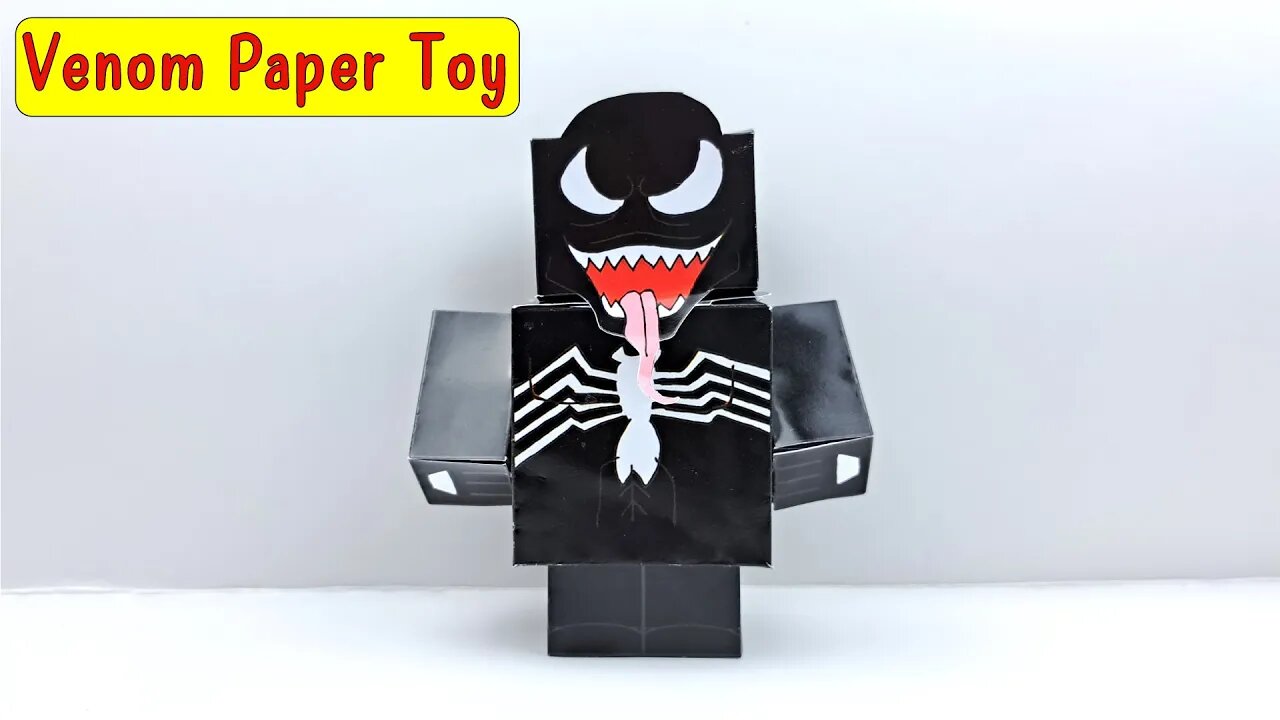 How to Create Venom from Spider-Man - Paper Toy