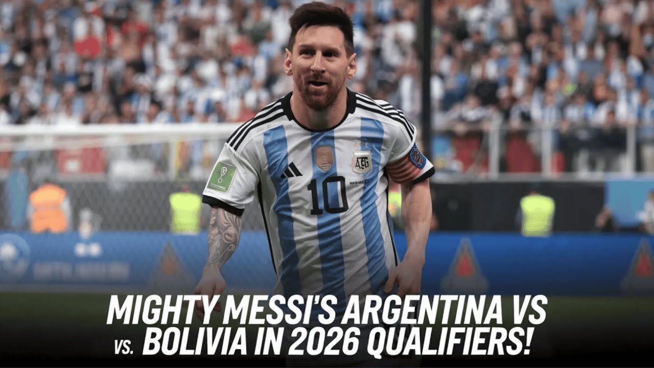 Mighty Messi's Argentina vs. Bolivia in 2026 Qualifiers!