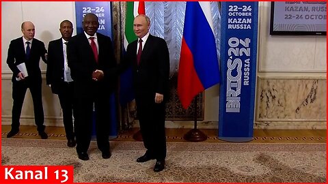 Russia’s Putin and South Africa’s Ramaphosa hold talks on the sidelines of BRICS summit in Kazan