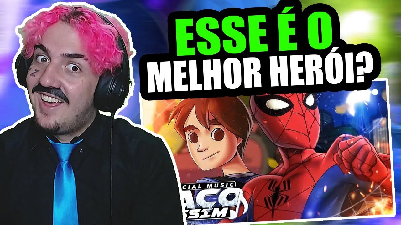 PASTOR REACT Rap do Espetacular Homem-Aranha - O ESPETACULAR | Faço Assim