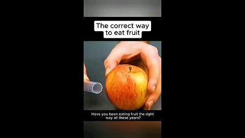 Correct Ways Of Peeling Fruits