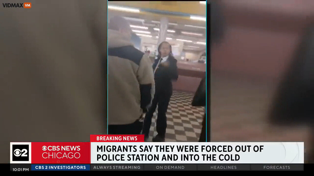 Chicago Says No Mas To Illegals Staying In Police Stations, Kick Them Out Into The Freezing Cold
