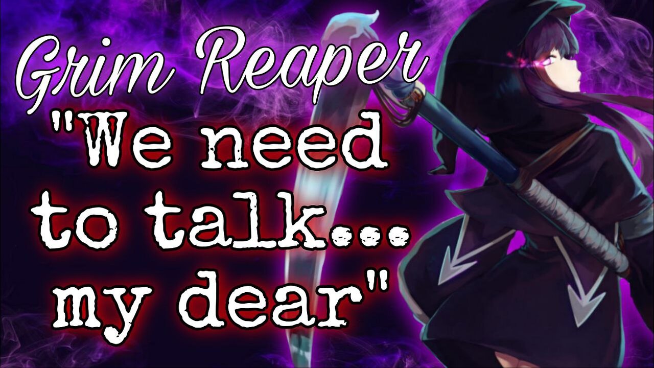 ASMR ROLEPLAY 💀 Memento Mori 💀 Cute Grim Ripper wan'ts to talk with you 🩸Scary [Autopsy]