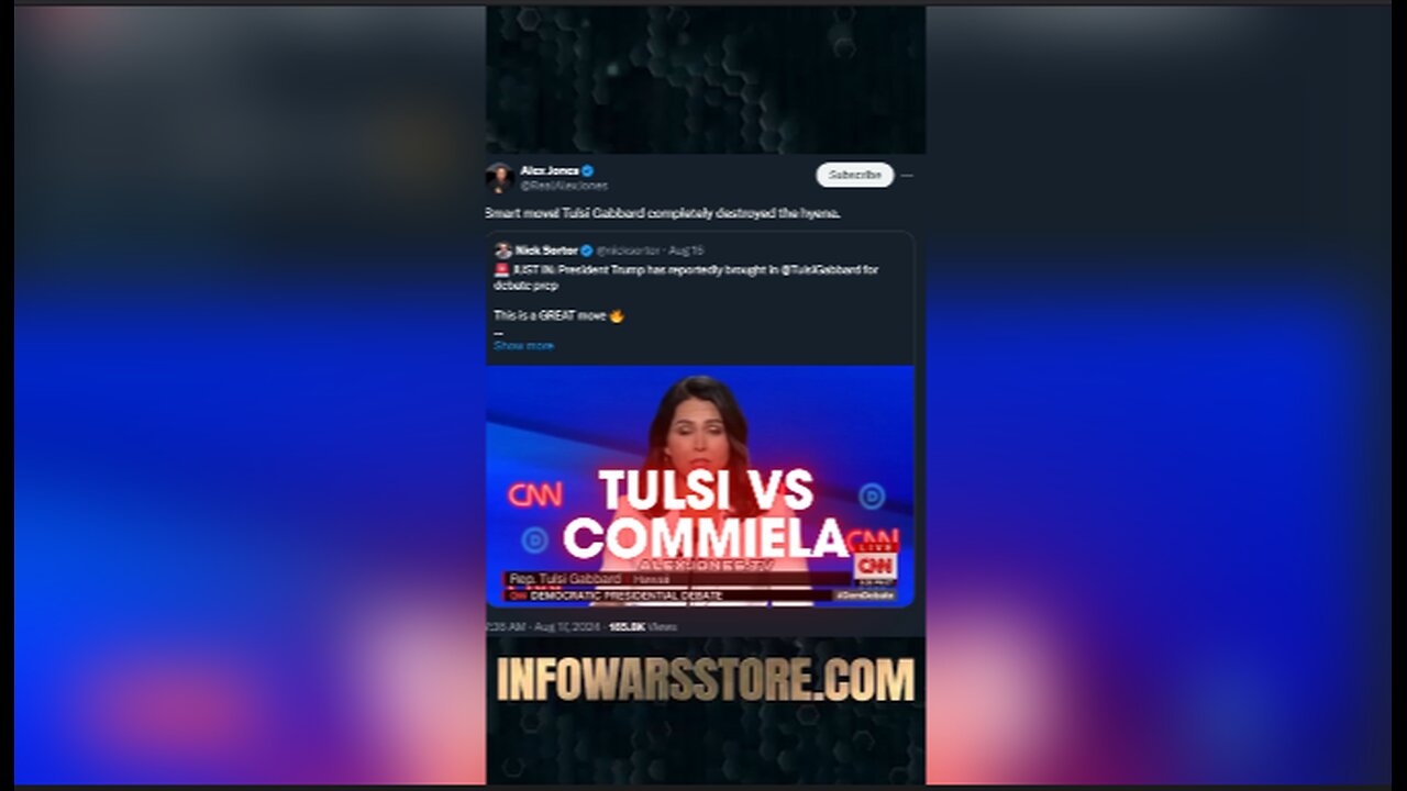 Watch Tulsi Gabbard Destroy Kamala - Alex Jones on X