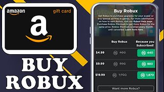 HOW TO USE AMAZON GIFT CARD ON ROBLOX