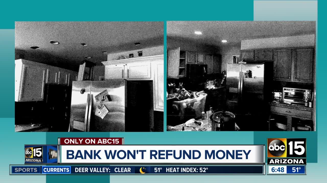 Homeowner fights bank over unfinished renovation