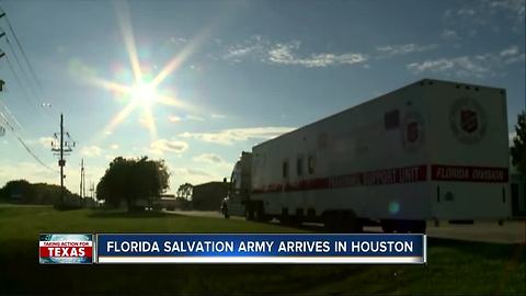 Florida Salvation Army arrives in Houston to help those impacted by Harvey