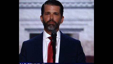 Donald Trump Jr. speaking at the RNC 2024