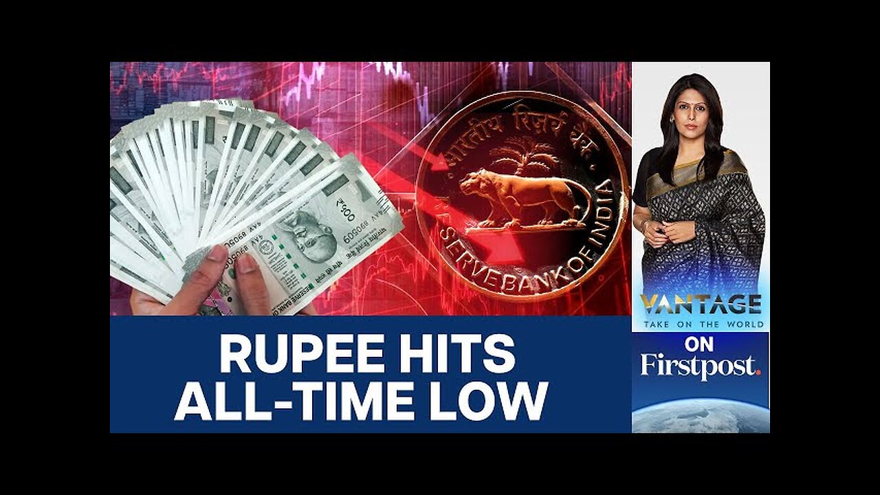 Sensex, Nifty & Rupee Fall, Prices Rise: Indian Economy Faces Risks | Vantage with Palki Sharma