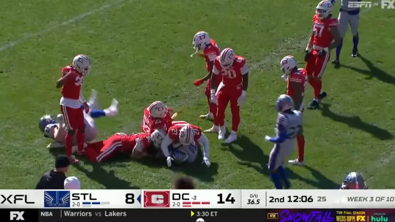 HE BLANKED IN AN XFL GAME! 🤩