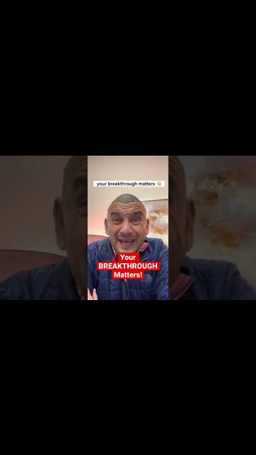 Your BREAKTHROUGH matters #christianinspiration #finishstrong #breakthrough