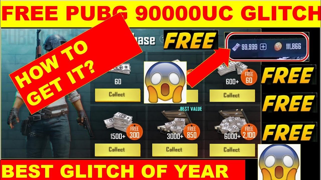 Free PUBG Mobile UCs. Check Link below for 16,000k UCs