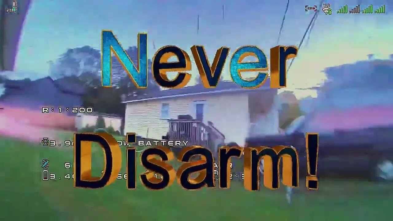 Discord Ripping On a HDZero Nano 90 Grinderino!! Never DisArm!!