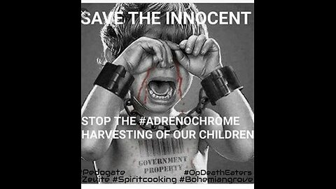 ⚠️ Good summary of adrenochrome - documentary of Jay Myers.