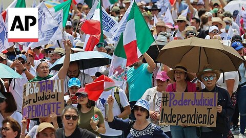 Protests in Mexico against judiciary overhaul proposed by president