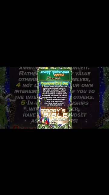 12.06.2022 | STORM MINISTRIES | Daily Bible Verse | Philippians 2:3-5 (NIV) | #shorts