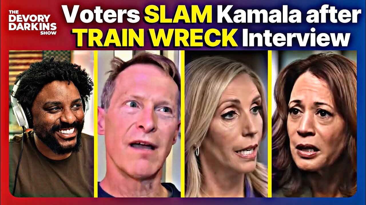 Voters SLAM Kamala after DISASTROUS TRAIN WRECK Interview