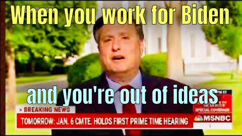 Biden’s Chief of Staff is OUT OF IDEAS